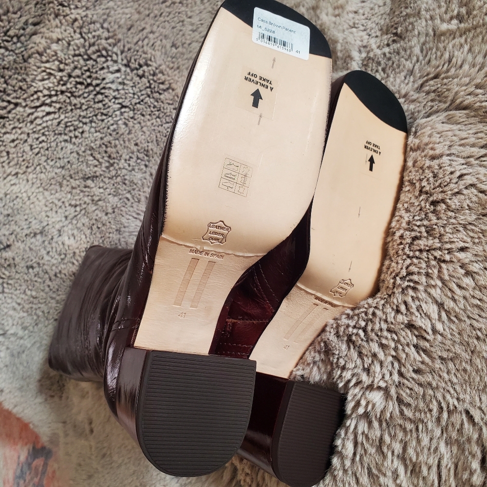 MIISTA Cass Boots Brown Patent Leather 41 - Picture 16 of 16